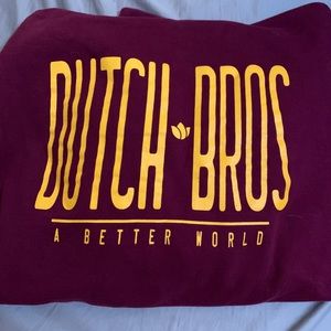 DUTCH BROS MAROON HOODIE
